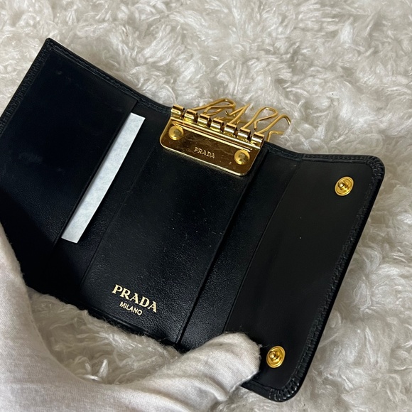 Prada Saffiano Key Holder Wallet - Picture 6 of 8